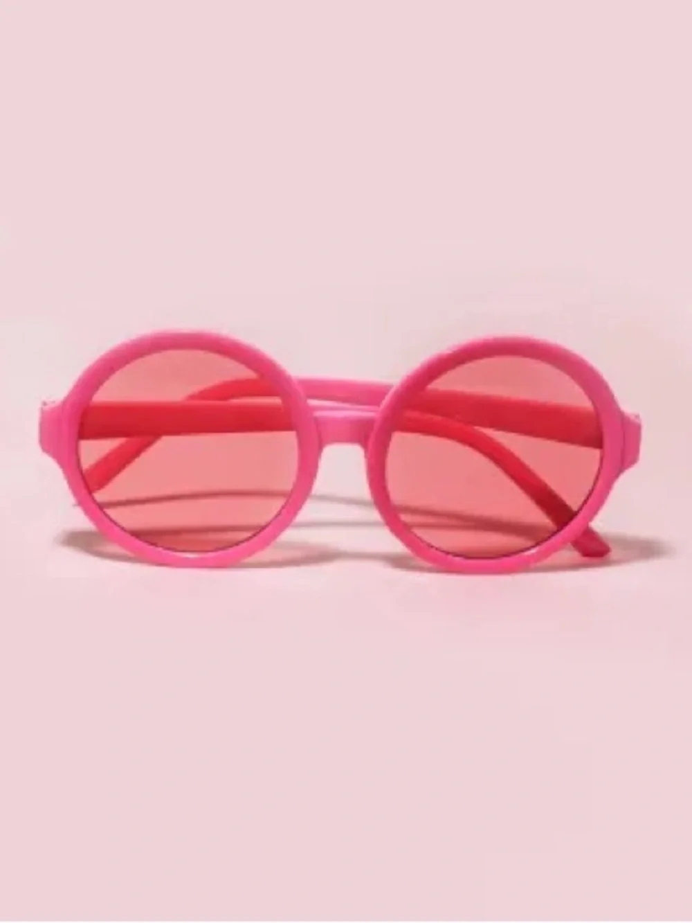 Lele Sadoughi x Barbie Round Pink Kids Sunglasses with Tinted Lenses